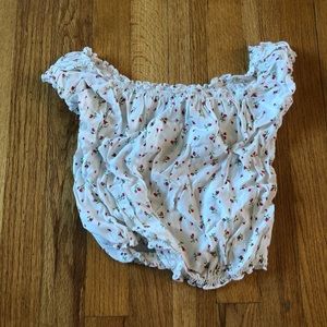Brandy Melville off the shoulder floral top